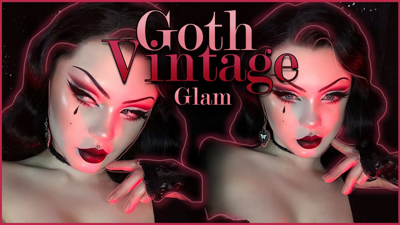 Gothic Vintage GLAM Makeup Tutorial - Birthday Edition