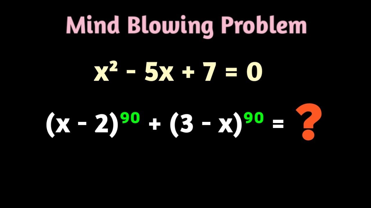 Can You Solve This Olympiad Algebra Problem? | Math Olympiad Questions ...