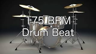 175 BPM Shuffle Drum Beat for Practice