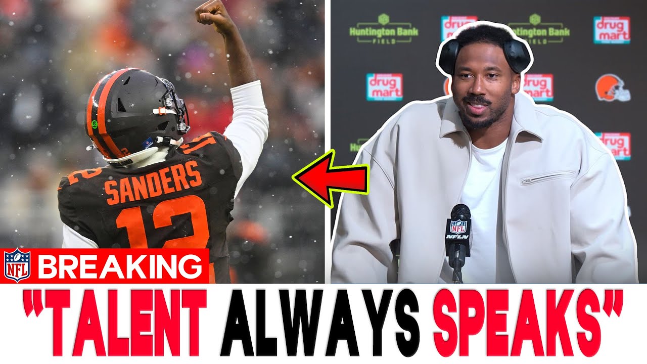 BREAKING: Myles Garrett GOES OFF: Declares Shedeur Sanders THE BEST PLAYMAKER in Browns History!