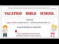 Vacational bible school  day1  general singing   bethlehem prayer house challapalli