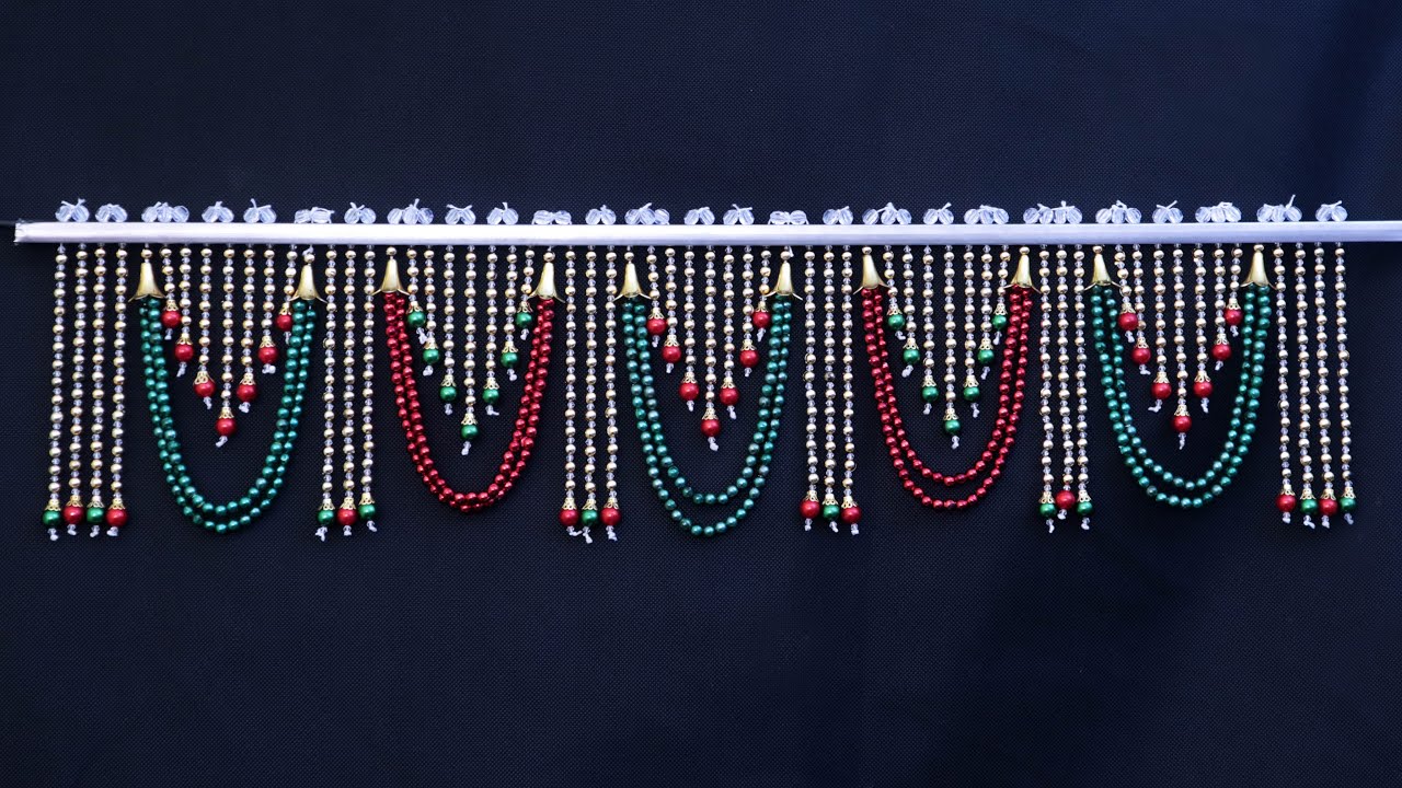 WOW !! Amazing Pearl Toran Idea || DIY Door Hanging || Useful things