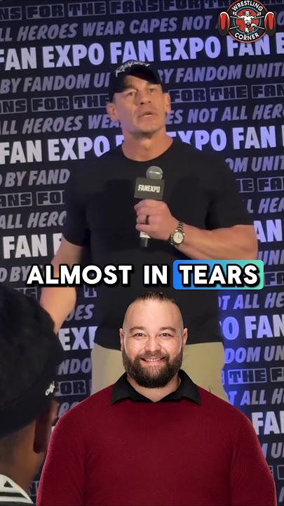 John Cena gets emotional as he remembers Bray Wyatt 😢 #wwe