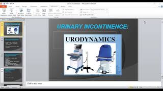 Urinary incontinence and Urodynamics for MRCOG Part 2