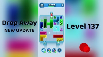 Drop Away Level 137 Walkthrough - NEW UPDATE | Step-by-Step Guide 🧠 | SolutionGuruji