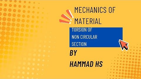 Engineering Talks About "Torsion In Non Circular Section (@EngineeringTalksHMD )