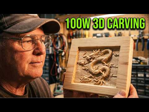 100w Laser 3D carving HOW TO