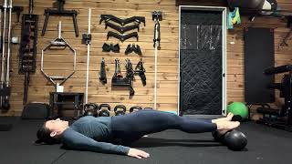 Foam Roller Hamstring Walkout