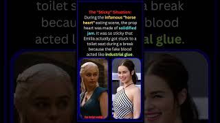 The Gross Reason Emilia Clarke Got STUCK to a Toilet!
