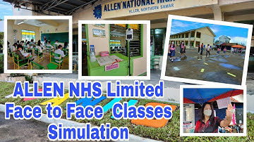 Allen NHS Limited Face to Face Classes Simulation Video