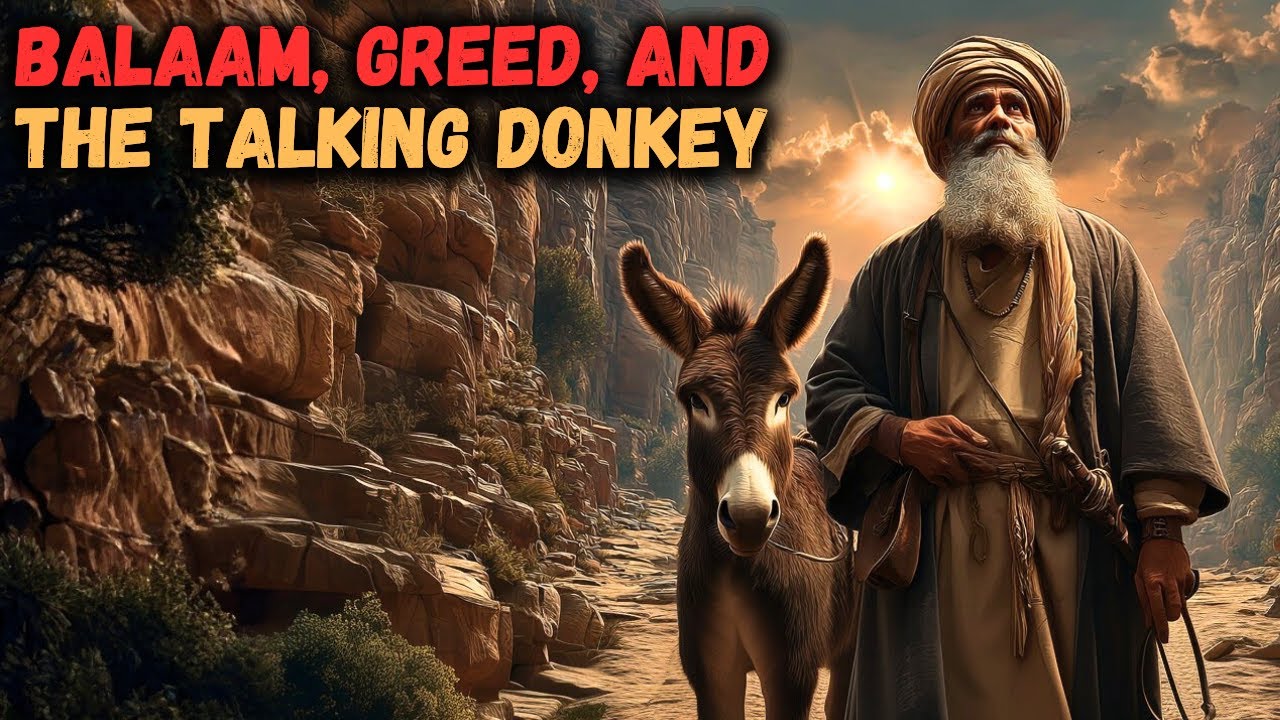 The Bible Story They Never Explain Fully: Balaam, Greed, and a Talking Donkey