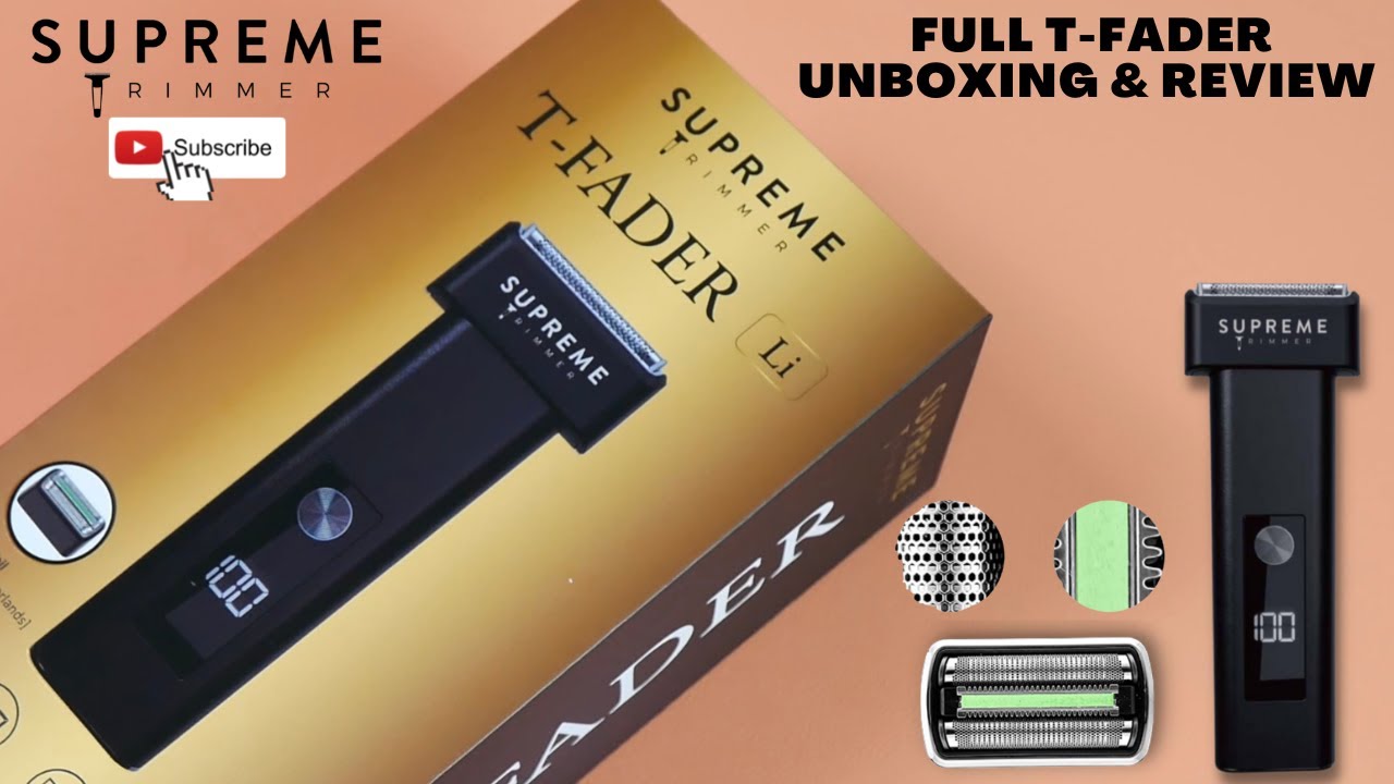 Supreme Trimmer T-Fader Full Unboxing & Review