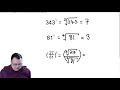 Mathematics GCSE - Indices Law 6 Fractional Powers - Index - Indicies