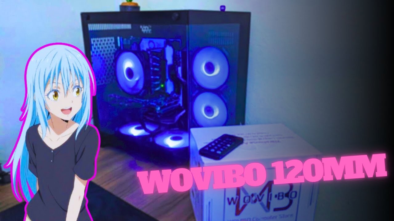 UNBOXING do kit de Fans Wovibo ARGB (As cores são lindas😮)