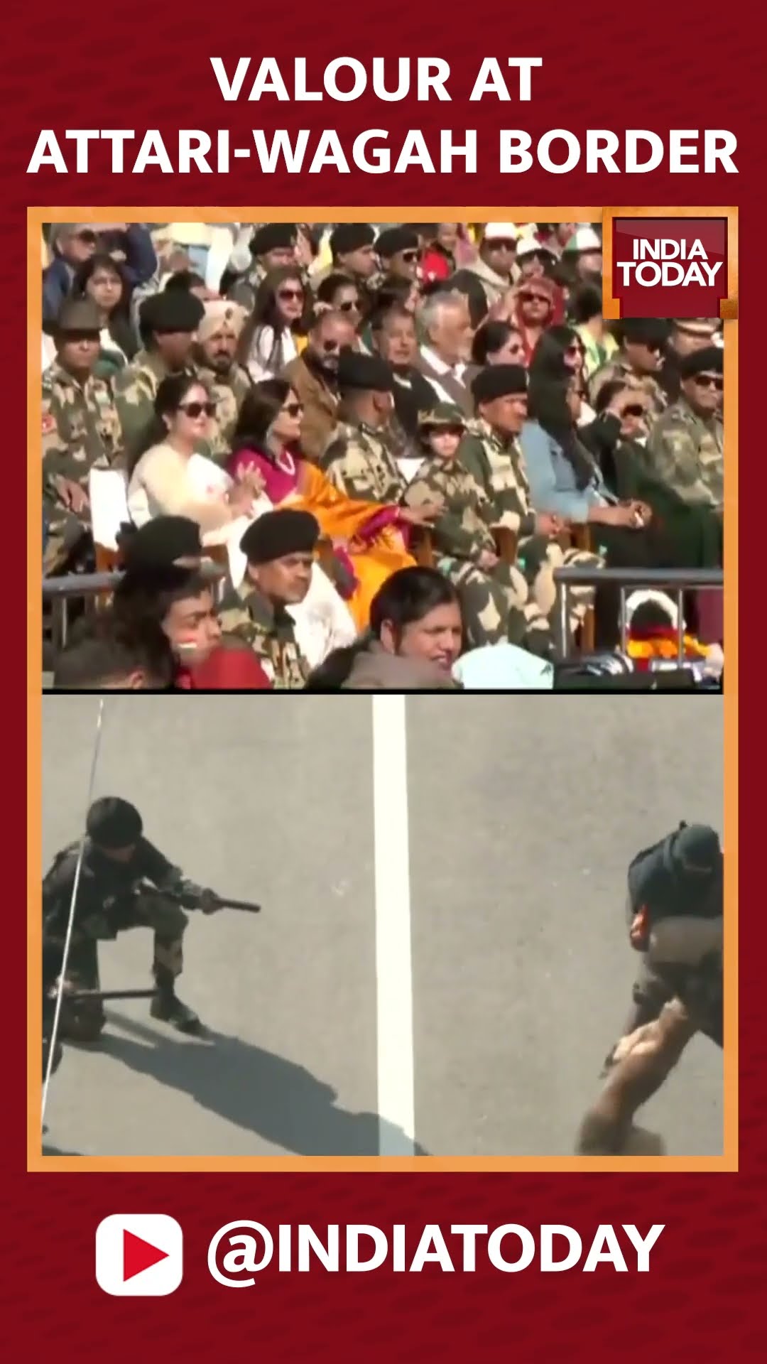 Unmatched Valour At Attari-Wagah: Security Forces Steal Show On 76th Republic Day | India Today