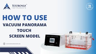 How to Use Vacuum Leak Tester - Panorama Touch Screen Model