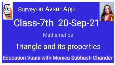 Active survey on Avsar App Class-7th Maths