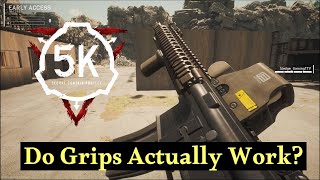 Do the Grips Affect Recoil? | SCP: 5K Grip Comparison