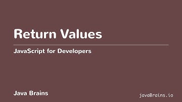 JavaScript for Developers 33 - Return Values