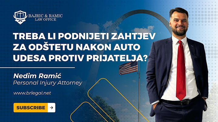 Treba li podnijeti zahtjev za odštetu nakon auto udesa protiv prijatelja? │ Nedim Ramic