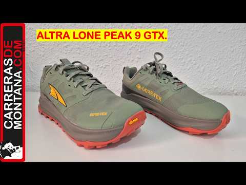 ZAPATILLAS GORE TEX ALTRA LONE PEAK 9+: TRAIL RUNNING DROP 0 Y 25MM COLCHÓN. Por Vladytrail