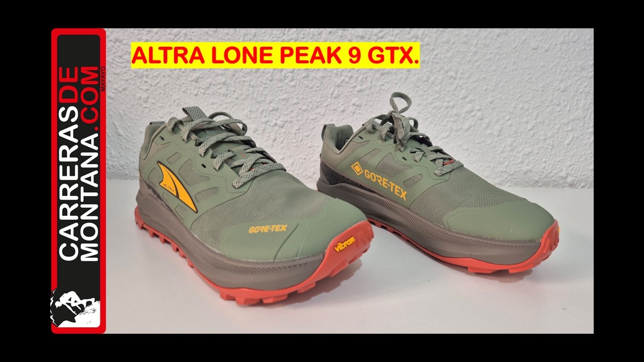 ZAPATILLAS GORE TEX ALTRA LONE PEAK 9+: TRAIL RUNNING DROP 0 Y 25MM COLCHÓN. Por Vladytrail
