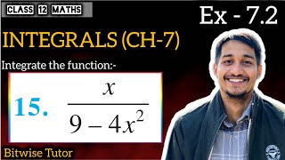 Details Q15 | Integrate x / (9 - 4x²) Update