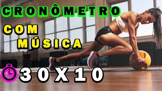 Cronômetro com Música para treinar em casa