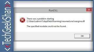 error loading rundll selected module