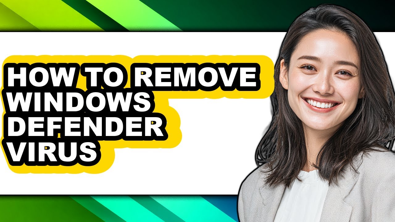 How to Remove Windows Defender Virus - Step by Step - YouTube