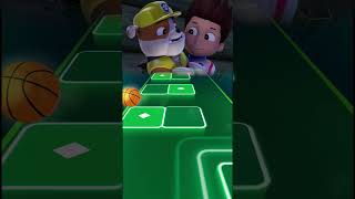 Team #4 Paw Patrol x Cofin Dance Ryder Tiles Hop EDM Rush #shorts #coffindance #pawpatrolryder