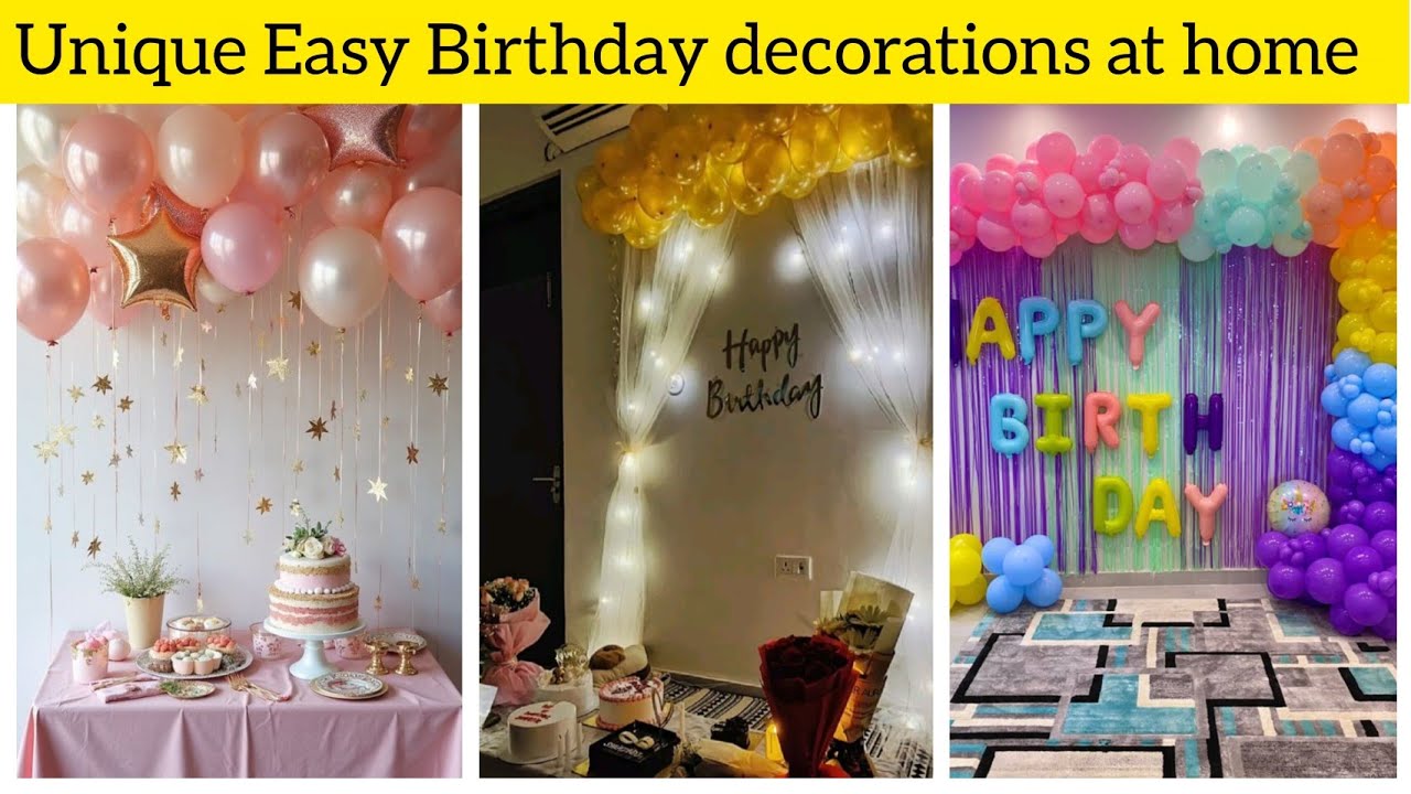 Easy & Unique Birthday Decorations at Home 2026🔥 | Low Budget DIY Ideas
