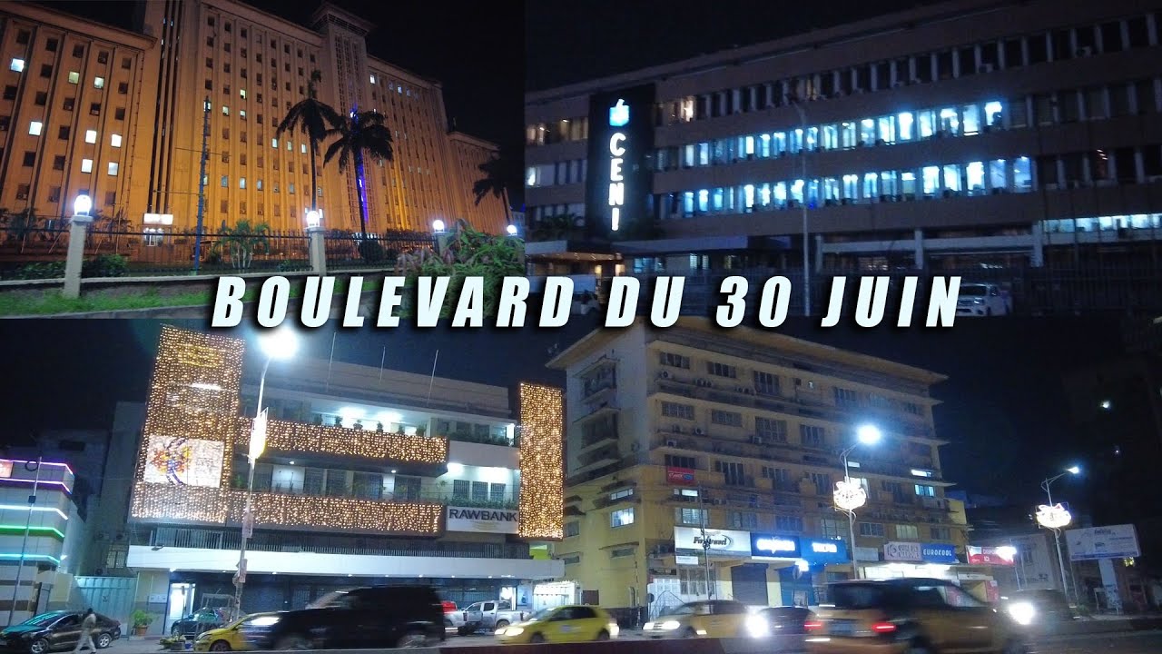 le-boulevard-du-30-juin-la-nuit-ville-de-kinshasa-youtube