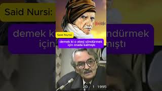 Risalei Nur yangından korur mu? Said Nursi vs Ercümend Özkan #reddiye #saidnursi #risaleinur