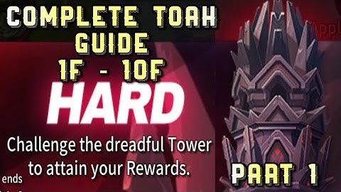 Complete TOAH Guide | 1F-10F | Part 1 | Kingdom of Heroes: Tactics War