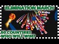 Marble Race Elimination - Top 50 Countries By Watch Time For March 2019 - Algodoo