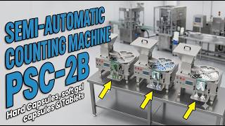 Protech Solutions | Semi-Automatic Counting Machine PSC-2B  | Capsules, soft gel capsules & tablets screenshot 2