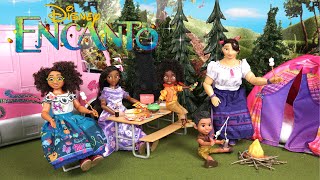 Disney Encanto Dolls Packing for Camping Trip Adventure
