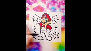 ⭐️⭐️⭐️ Super Mario Speed Coloring! #coloring #shorts #mario