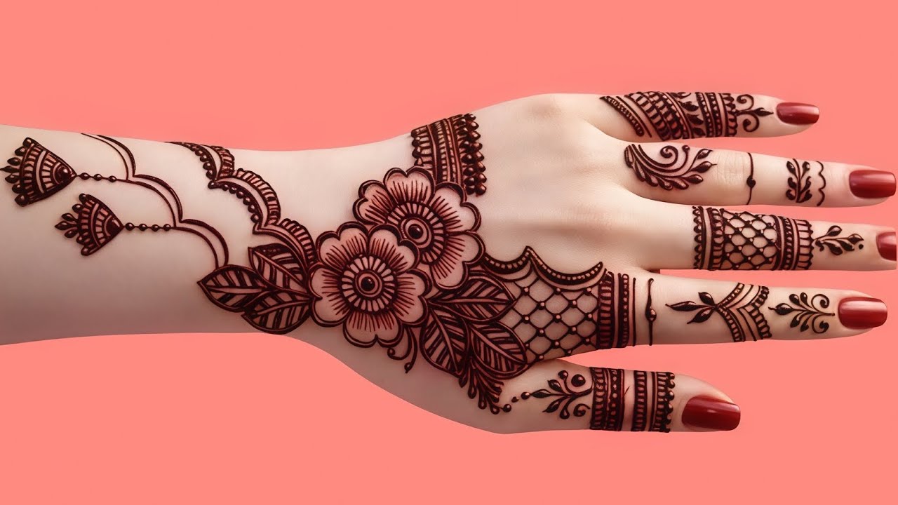 Simple Mehndi Design | Latest Mehndi Design 2025 l mehndi design back side l 