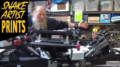 My New Screen Print Press