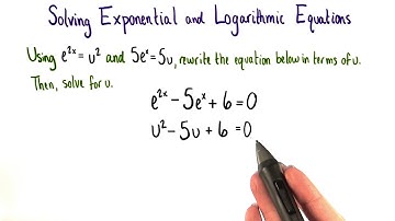 Equation in Terms of u - College Algebra