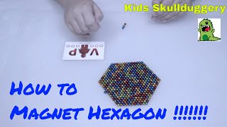 How to Make a Magnet Hexagon!