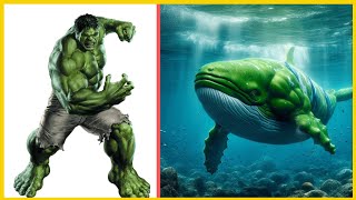 AVENGERS as WHALE VENGERS ✴️ All Characters (marvel & DC) 2024