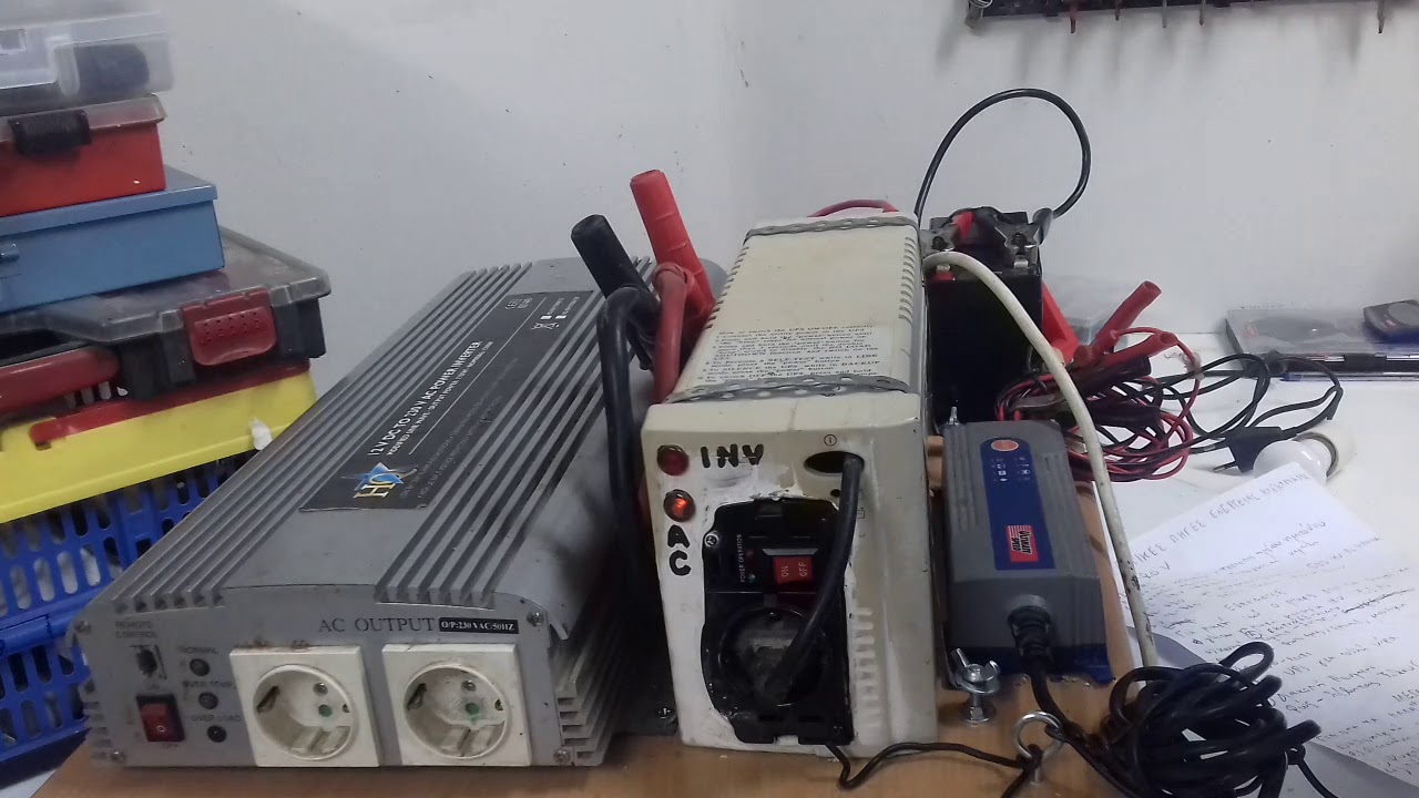 Inverter Αυτοκινήτου Τροποποιημένου Ημιτόνου 2000W για Μετατροπή 12V DC σε  220V AC TBE 2000