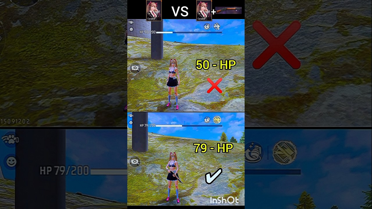 Caroline character new ability in free fire 🤯 