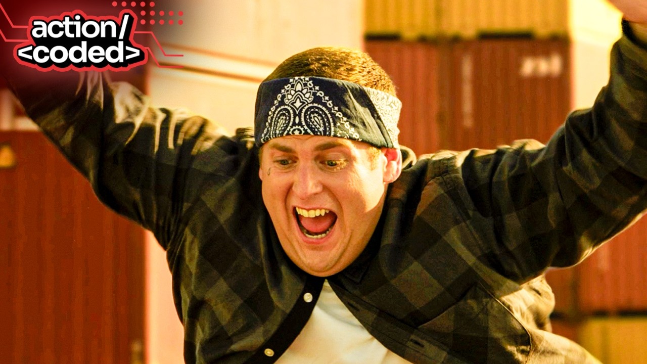 22 jump street (2014) - jenko fights a gang while schmidt fights for his dignity