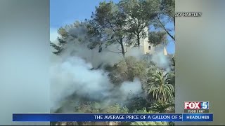 Fire Crews Extinguish Presidio Park Brush Fire