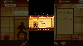 Shadow vs Lynx weapon Lynx 🥱 clawn perfect win #shortvideo #shadowfight2 #challenge