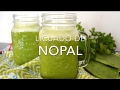 Licuado de nopal quema grasa  ayuda a la digestin   recetas fciles pizca de sabor